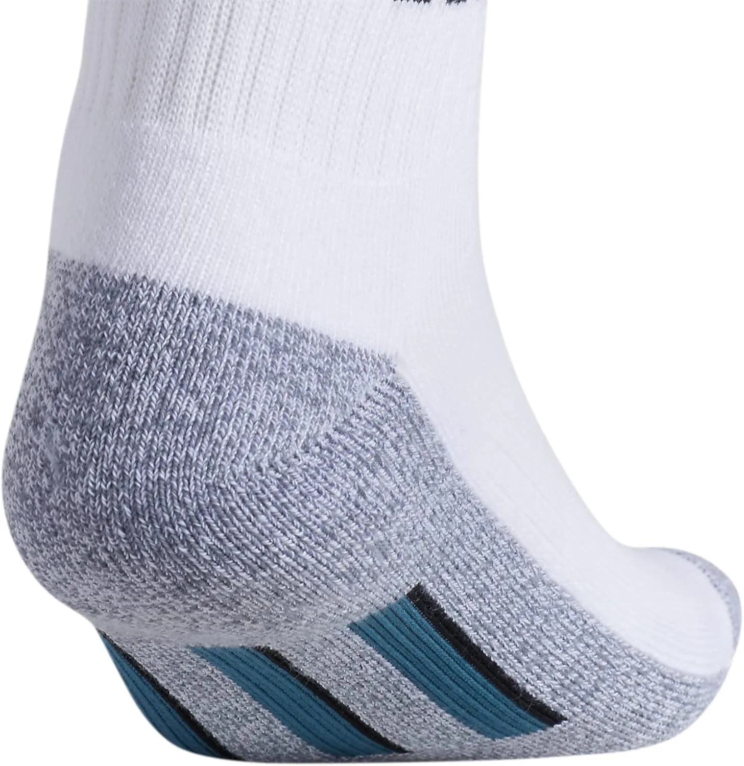 adidas Men's Socks, Athletic Cushioned Quarter 3-Pack, Compression, Moisture-Wicking, Comfortable, Durable