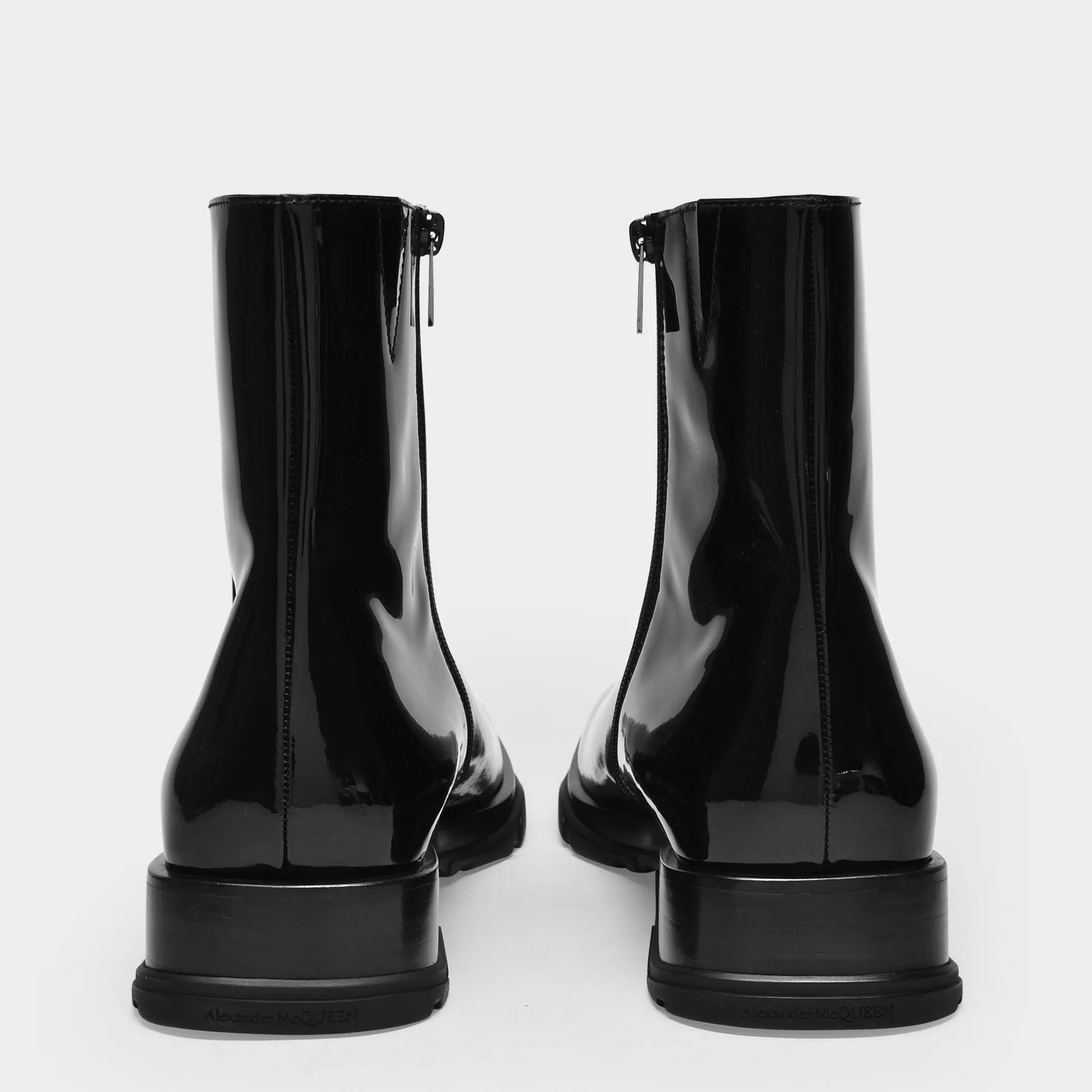 Ankle Boots in Black Leather
