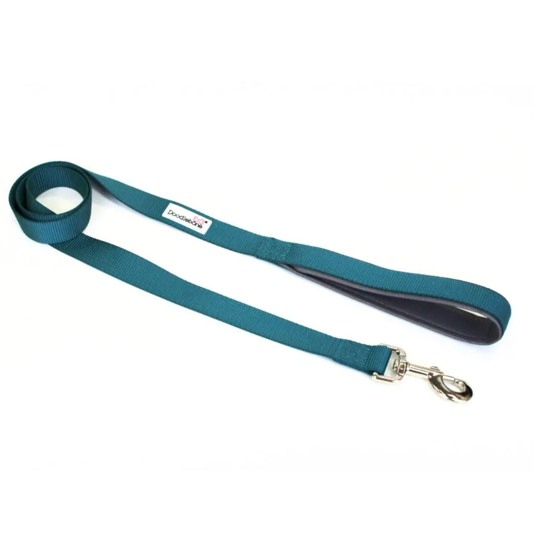Doodlebone Padded Dog Collar - Teal