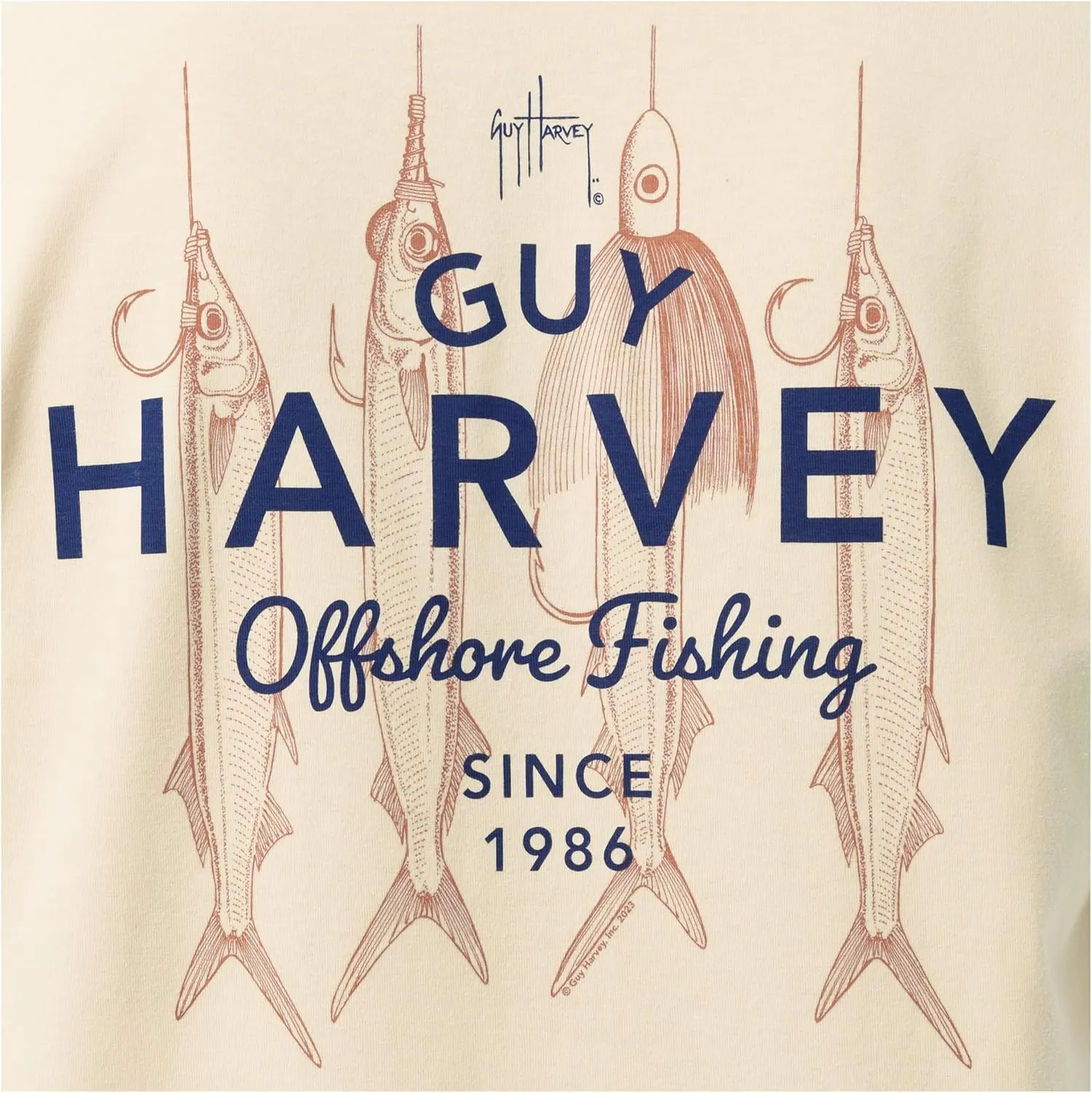 Guy Harvey Men??s Billfish Collection Short Sleeve Pocket T-Shirt