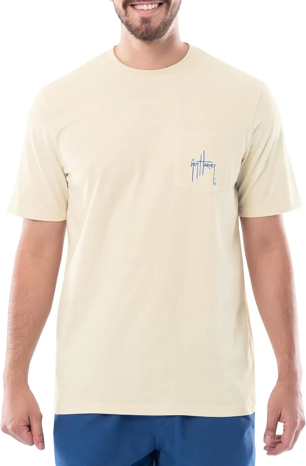 Guy Harvey Men??s Billfish Collection Short Sleeve Pocket T-Shirt