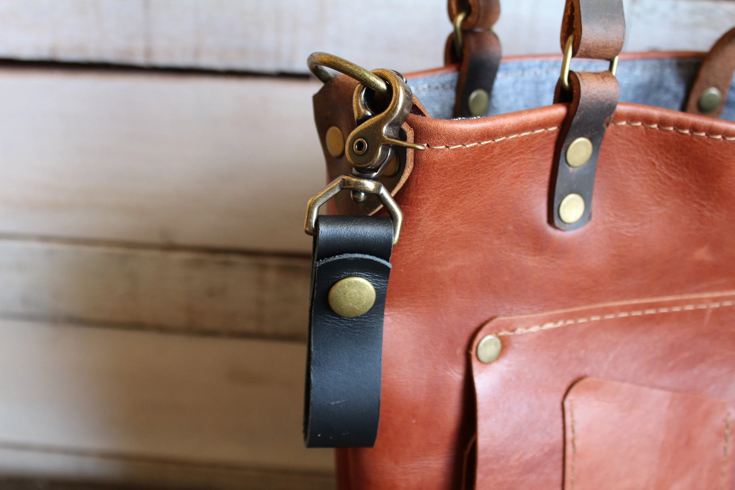Handmade Leather Key FOB | Keychain