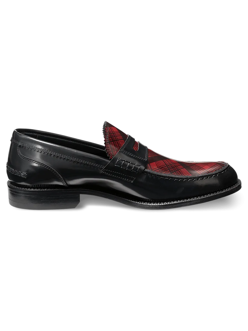 Humphrey Penny Loafer - Black/red