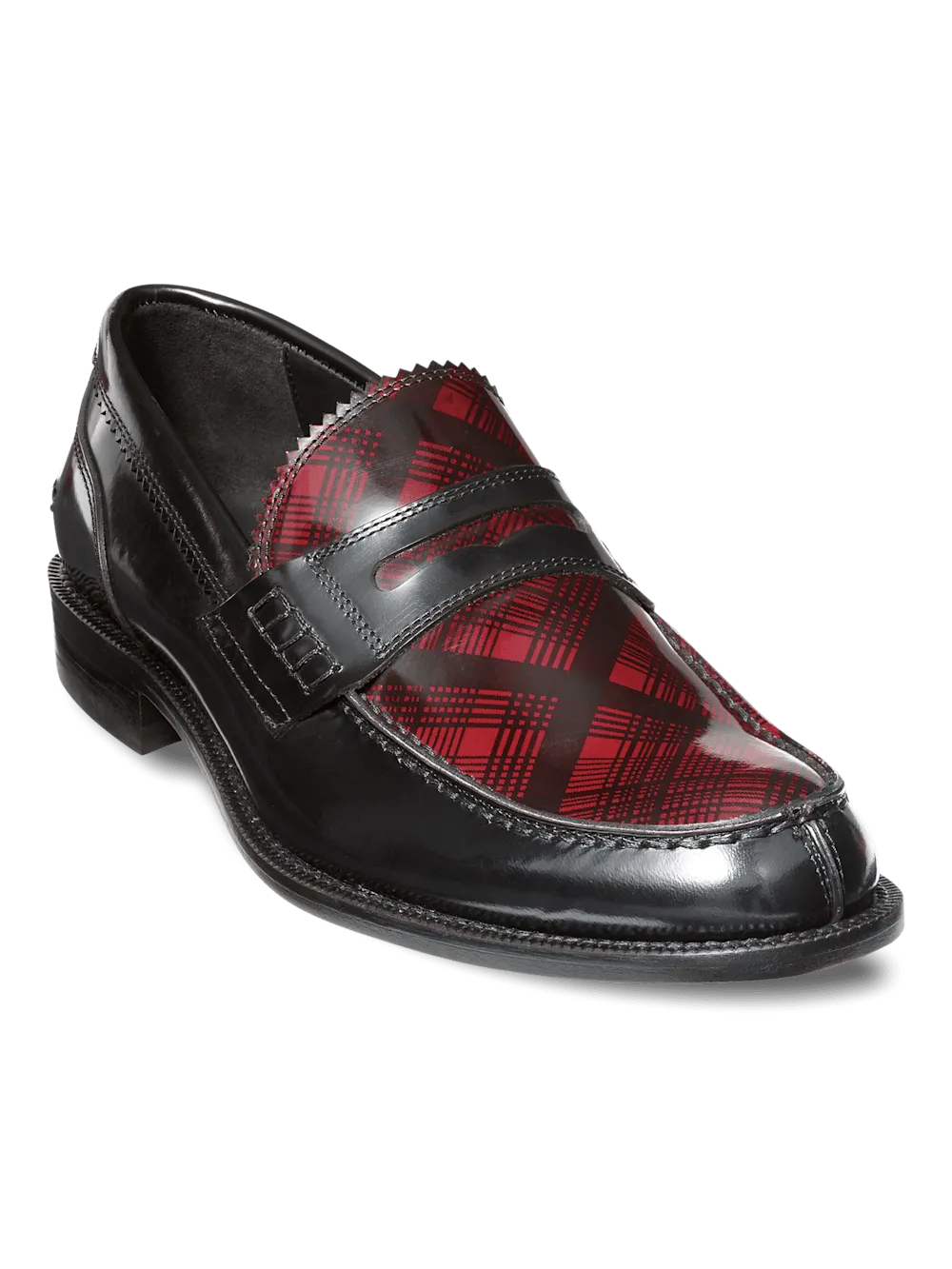 Humphrey Penny Loafer - Black/red