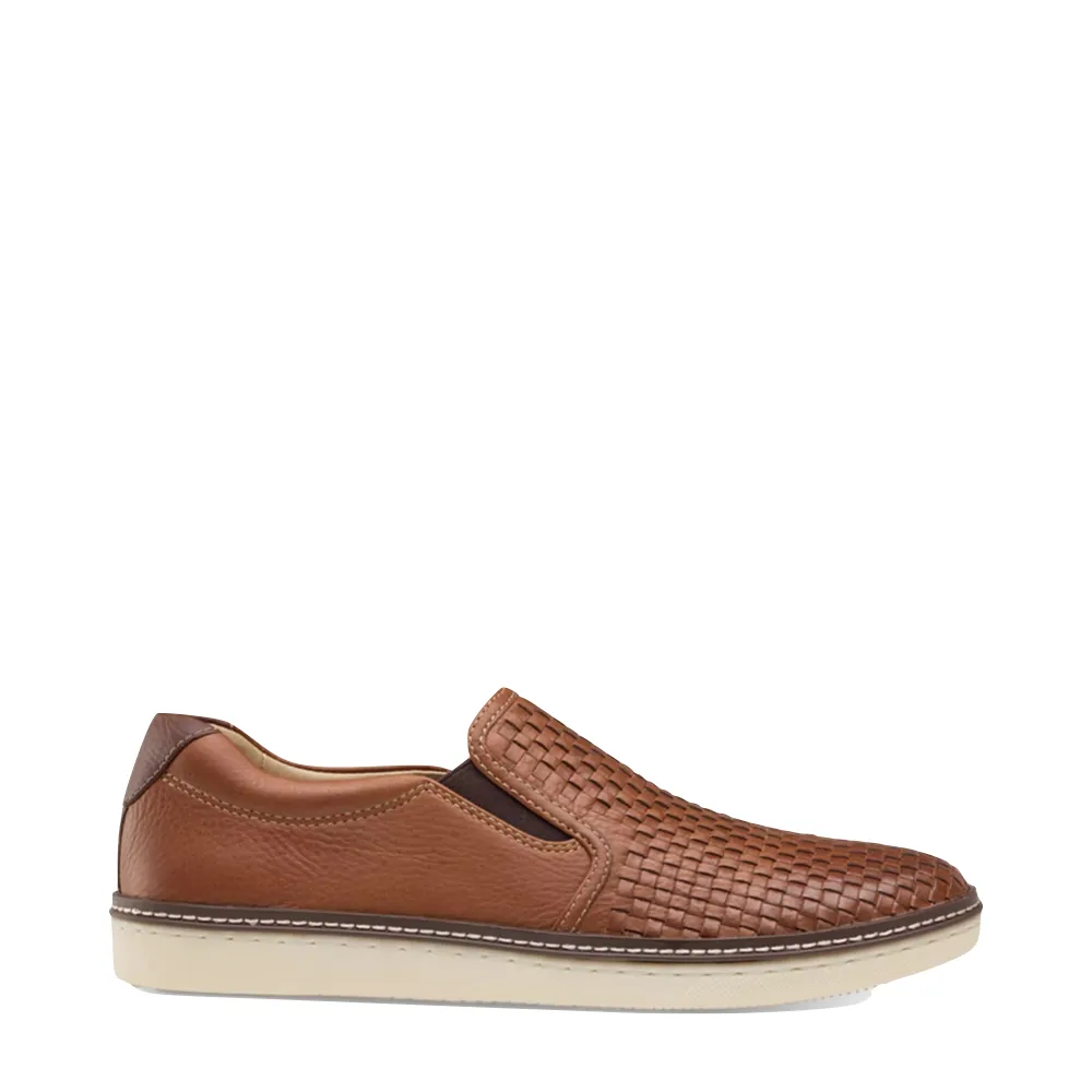 Johnston & Murphy Men's McGuffey Woven Slip On Loafer (Tan)