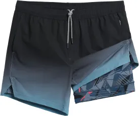 maamgic Mens 5" Gym Running Shorts for Men 2 in 1 Quick Dry Workout Athletic Shorts