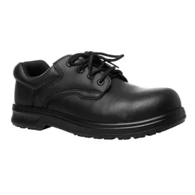 Microfibre Lace Up Steeltoe Shoe
