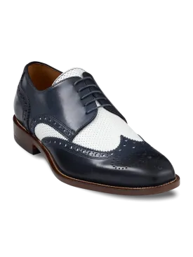 Morris Derby - Navy/white