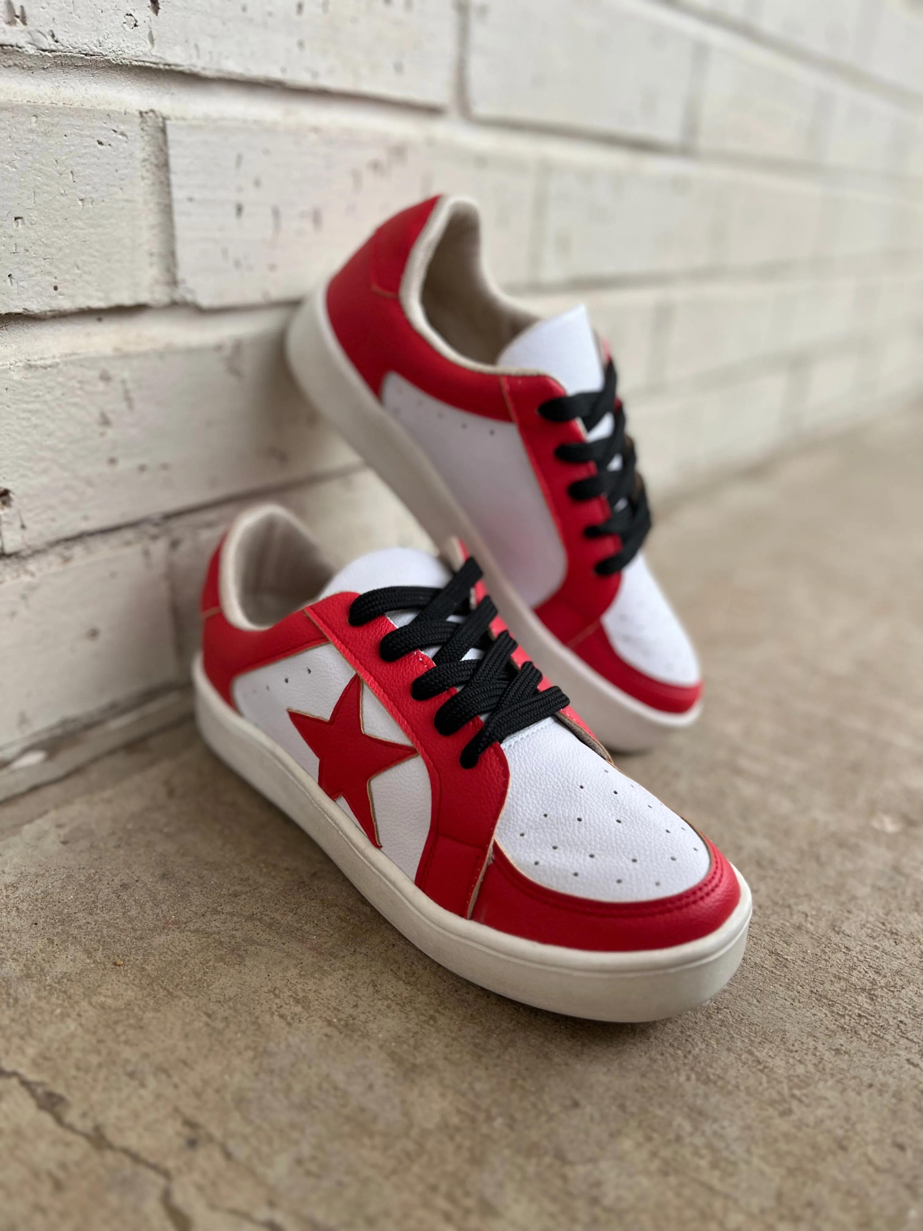 Red & Black Game Day Sneakers