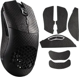 Sweat-Resistant Mouse Grip Tape for Glorious Model D Skin Decals Anti-Slip Pre-Cut Mouse Sticker for Model D Grips (Black)
