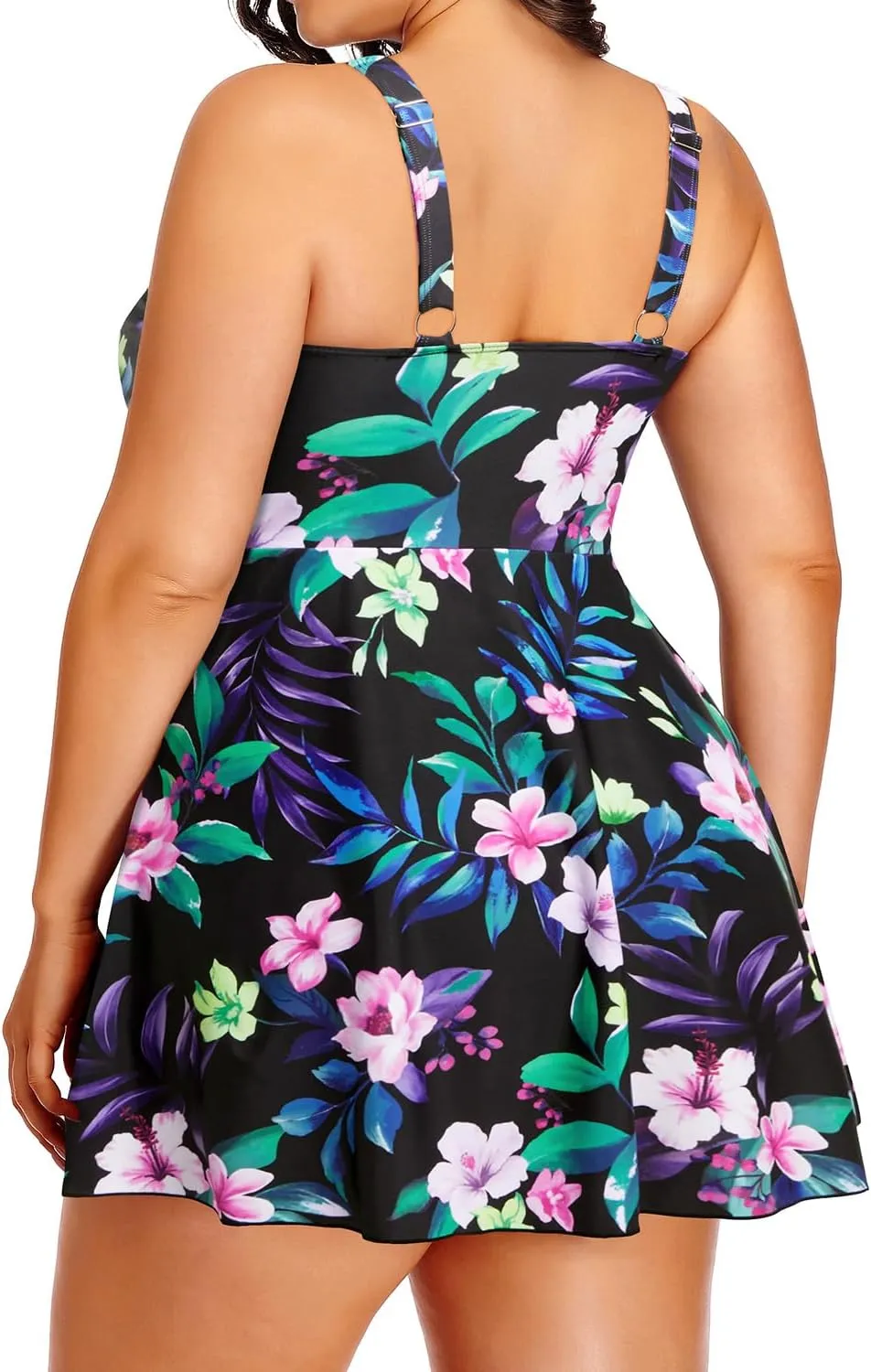 Tempt Me Women's Plus Size Swim Dress - One Piece Swimsuits Tummy Control Bathing Suit Swimwear 2025