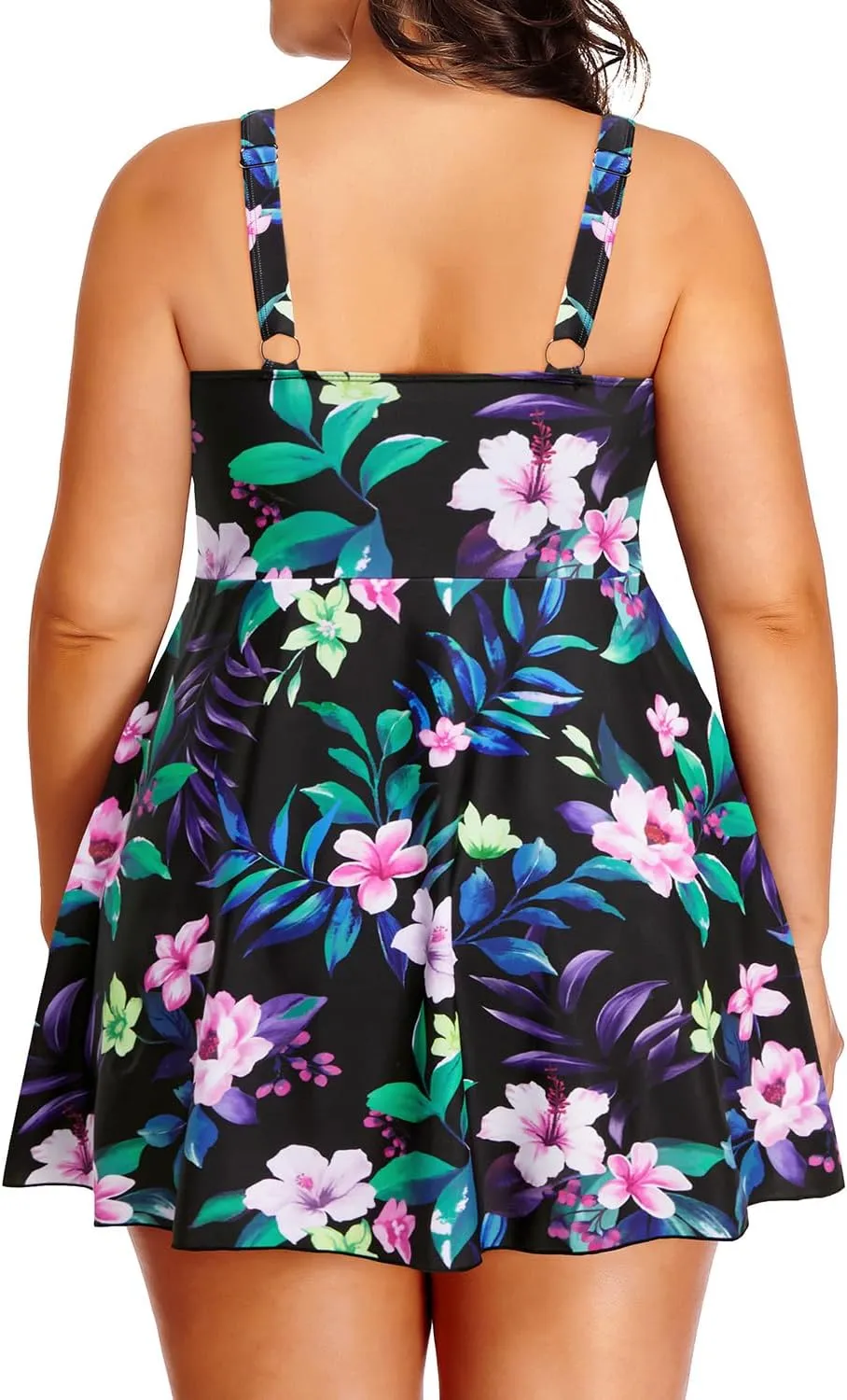 Tempt Me Women's Plus Size Swim Dress - One Piece Swimsuits Tummy Control Bathing Suit Swimwear 2025