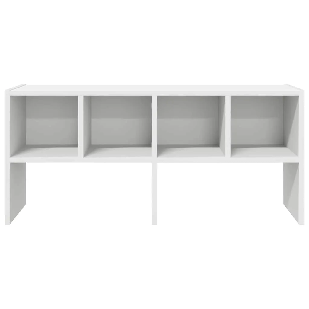 vidaXL Shoe Rack Stackable White 89.5x30x40 cm