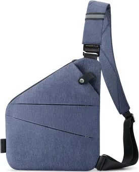 WANDER PLUS? Anti Theft Crossbody Travel Bag for Women Men, Multi-Pocket Crossbody Bag, Slim Sling Bag with Adjustable Strap
